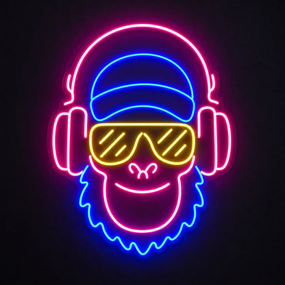 Music Monkey LED Neon Sign main product image