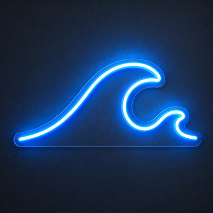 Ocean Wave Blue LED Neon Sign main product image