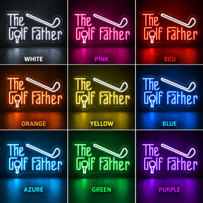 The Golf Father LED Neon Sign color grid