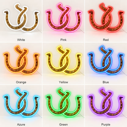 Horseshoe Bar Table LED Neon Sign image 04