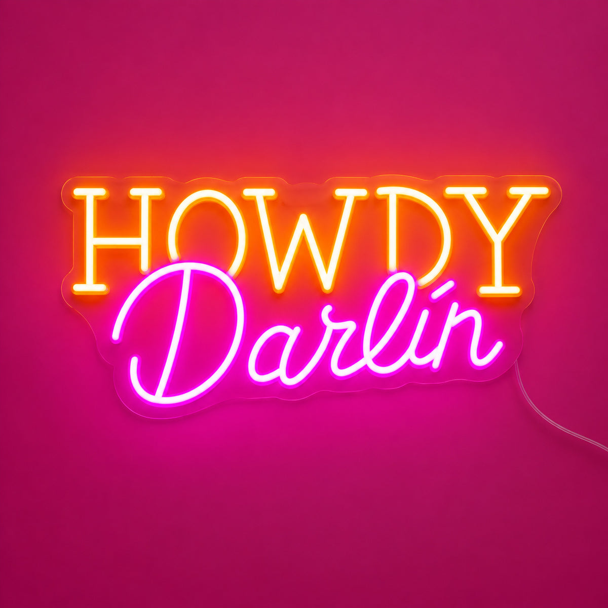 Howdy Darlin Bedroom LED Neon Sign image 06