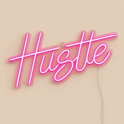 Hustle LED Neon Sign Garage Neon Sign image 06