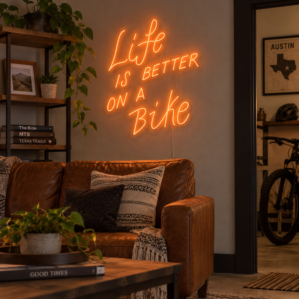 Life Is Better On A Bike LED Neon Sign image 03