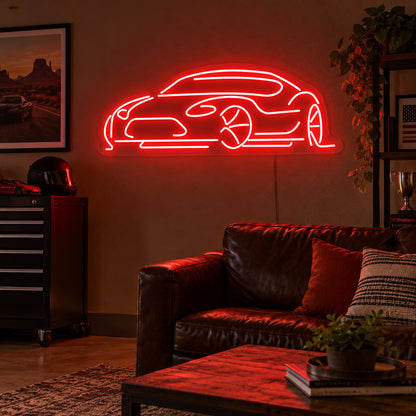 Low Profile Sports Car LED Neon Sign image 03