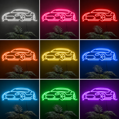 Low Profile Sports Car LED Neon Sign image 04