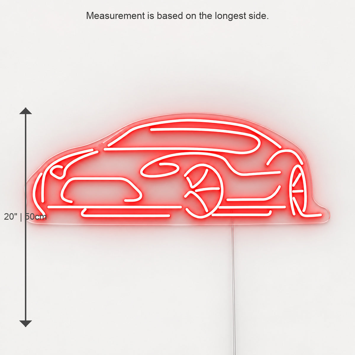 Low Profile Sports Car LED Neon Sign image 05
