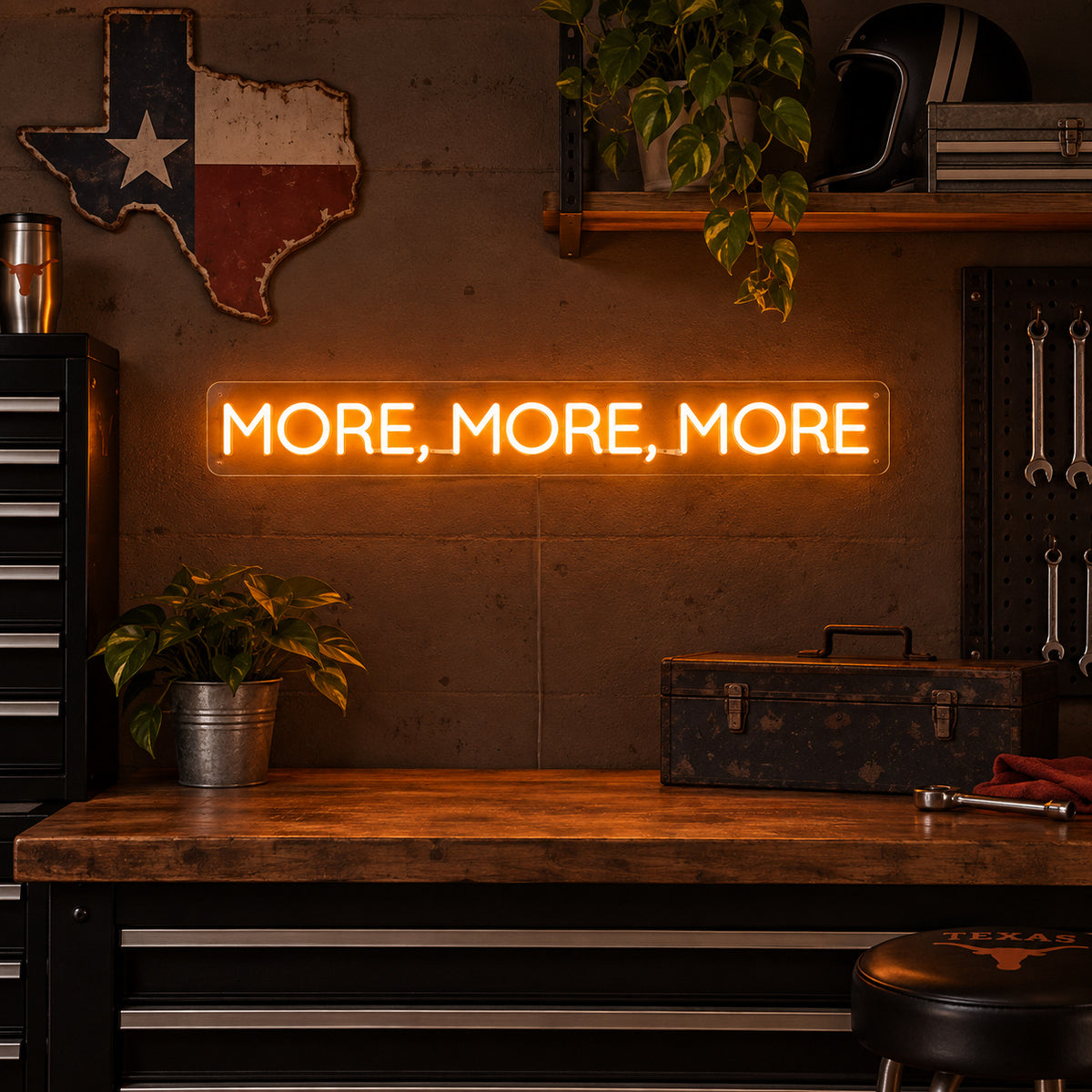 More More More LED Neon Sign image 01