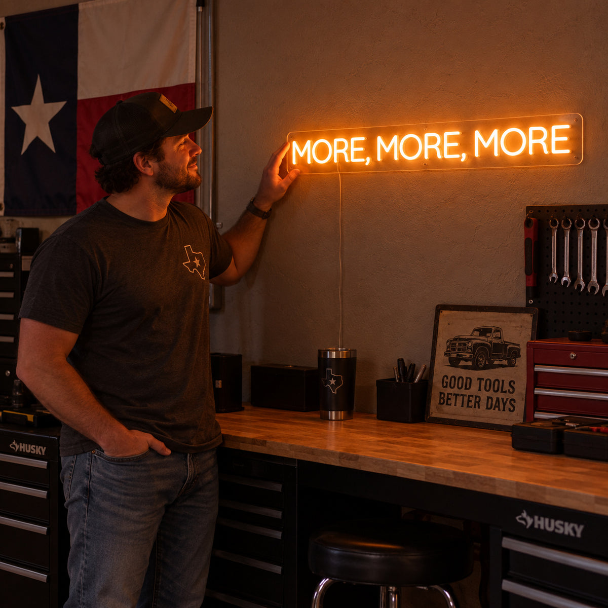 More More More LED Neon Sign image 02