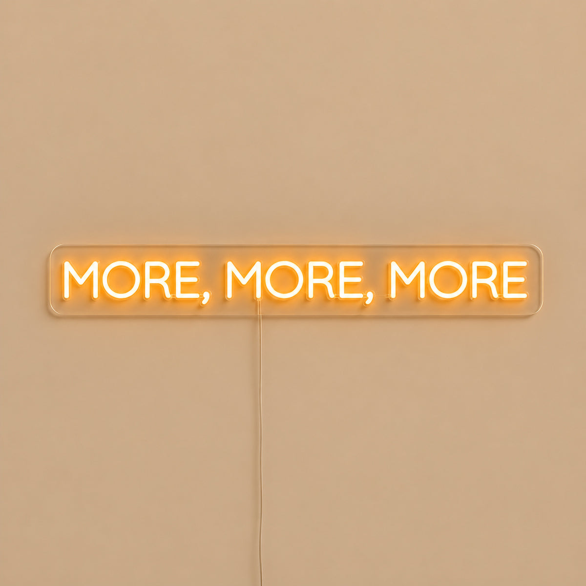 More More More LED Neon Sign image 06