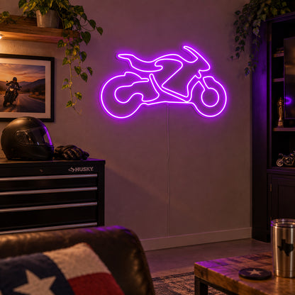 Motorcycle Side Profile LED Neon Sign image 03