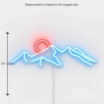 Mountain Desert Sunset LED Neon Sign image 05