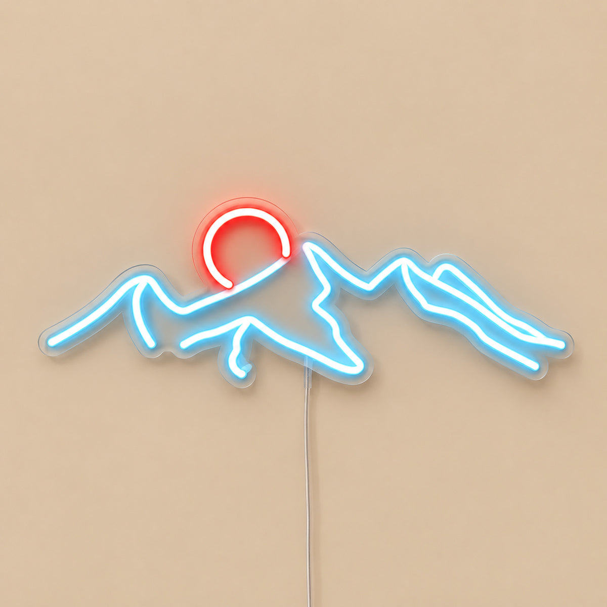 Mountain Desert Sunset LED Neon Sign image 06