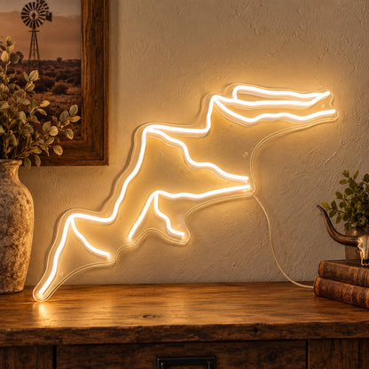 Mountain Ridge LED Neon Sign image 01