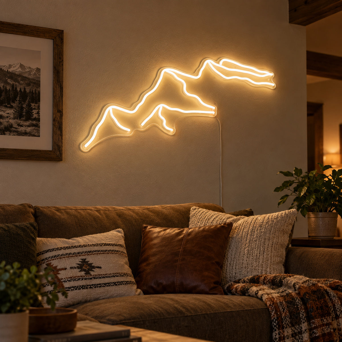 Mountain Ridge LED Neon Sign image 03