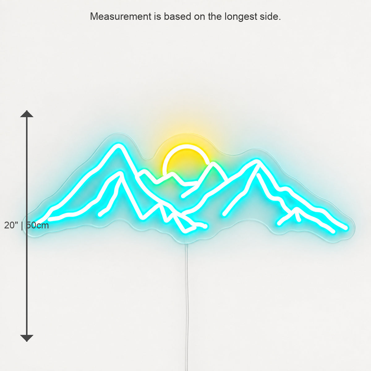 Mountain Sun LED Neon Sign image 05