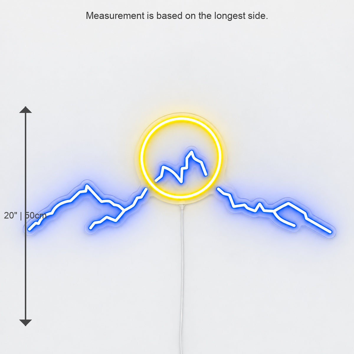 Mountain Sunrise Landscape LED Neon Sign image 05