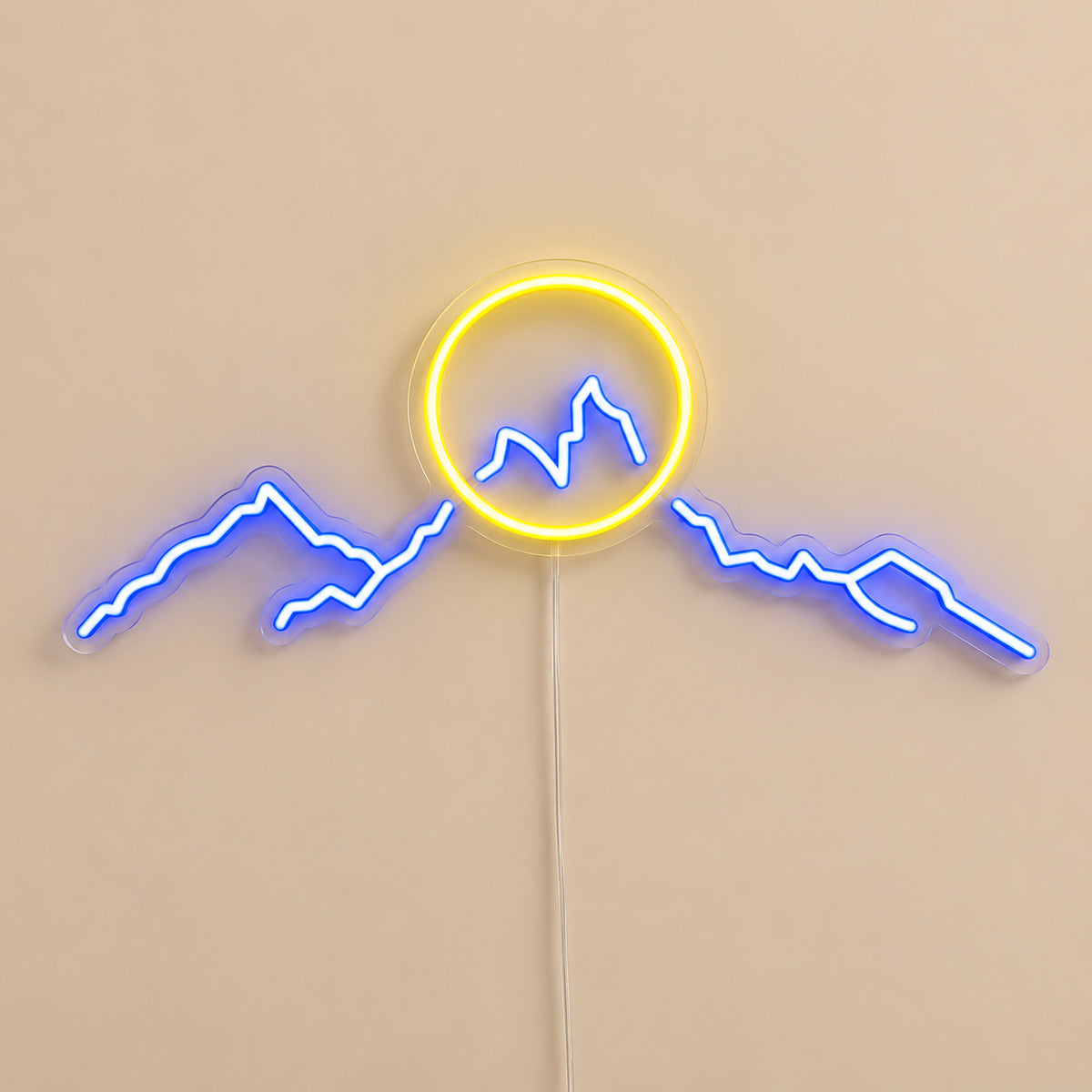 Mountain Sunrise Landscape LED Neon Sign image 06