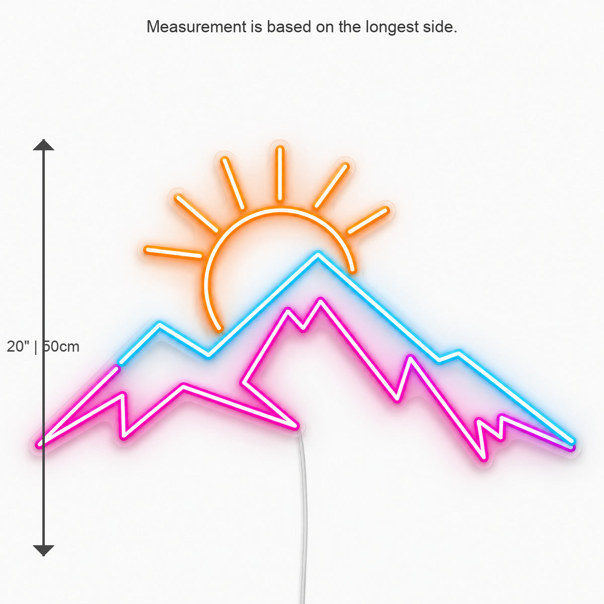 Mountain Sunrise LED Neon Sign image 05