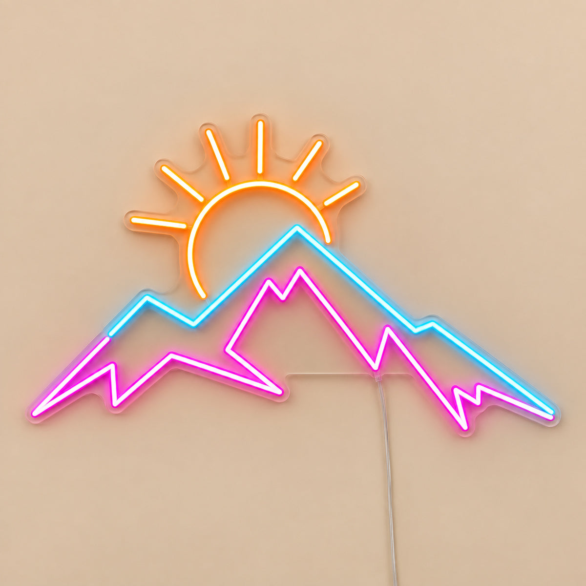 Mountain Sunrise LED Neon Sign image 06