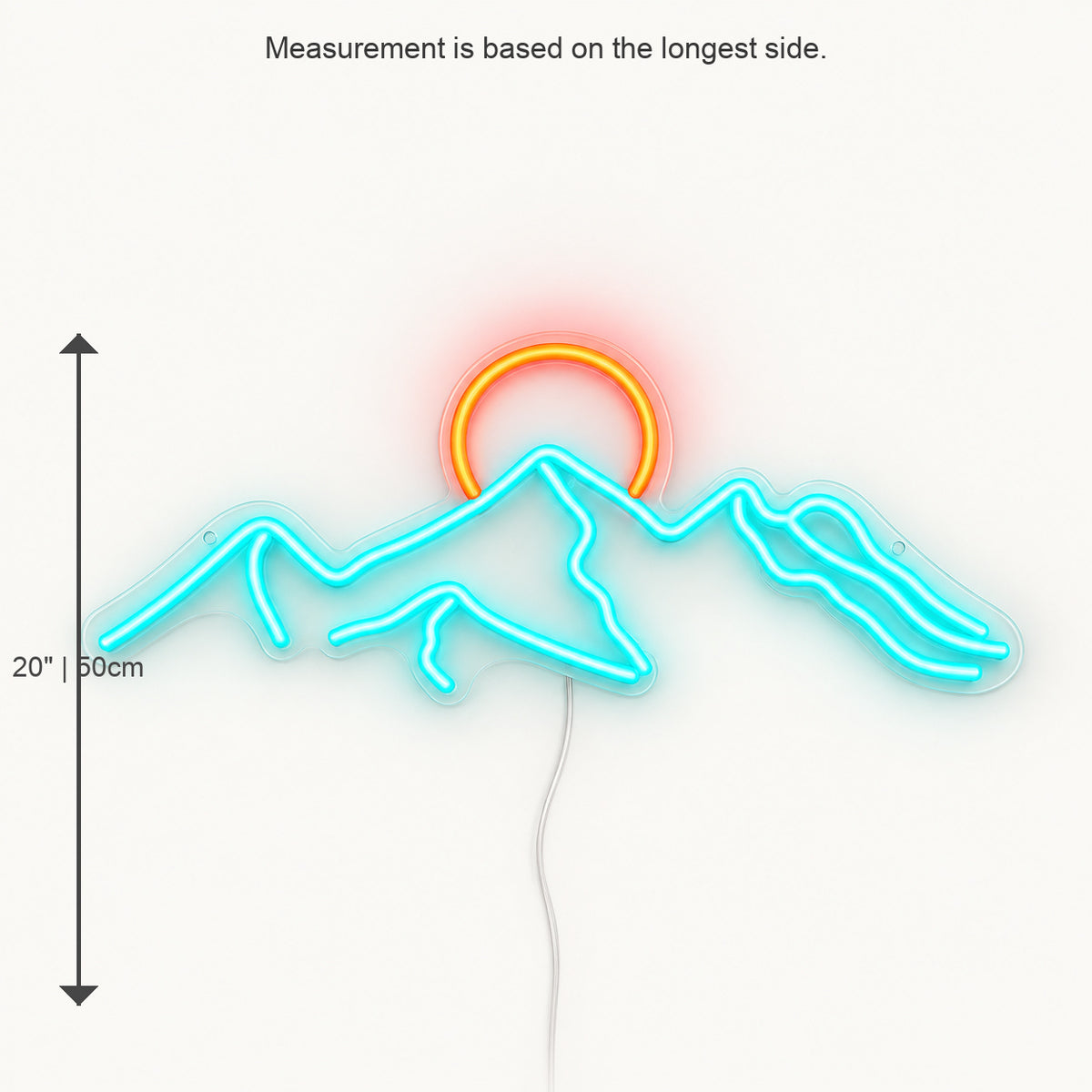 Mountain Sunrise Sunset LED Neon Sign image 05