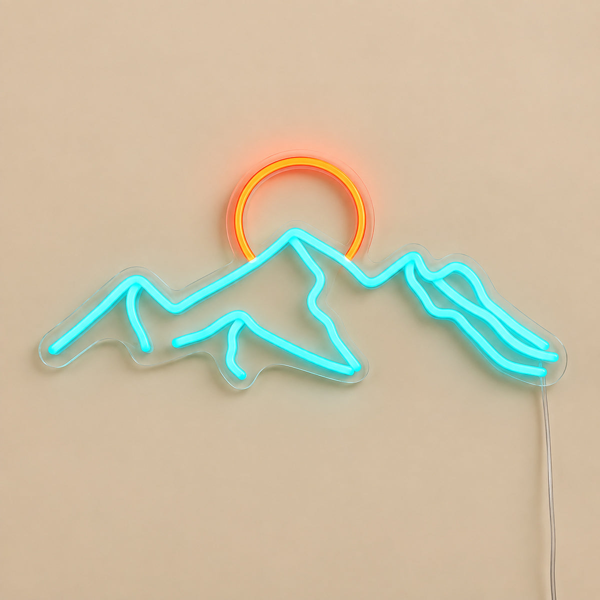 Mountain Sunrise Sunset LED Neon Sign image 06