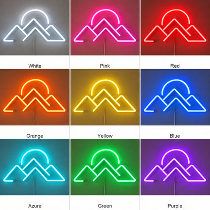 Mountains Sunset LED Neon Sign image 04