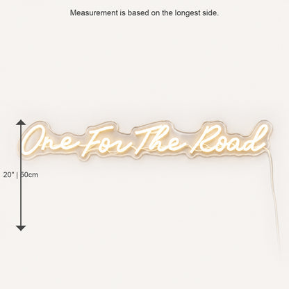 One For The Road Script Garage LED Neon Sign image 05