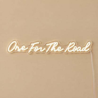 One For The Road Script Garage LED Neon Sign image 06