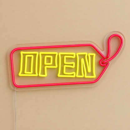 Open Arrow Tag LED Neon Sign image 06