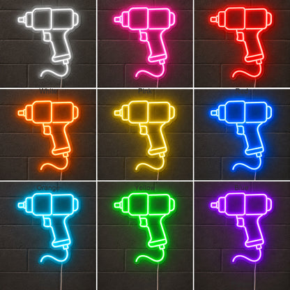 Pneumatic Wrench LED Neon Sign image 04