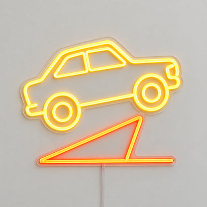 Rally Car Garage Vintage LED Neon Sign Garage Neon Sign image 06