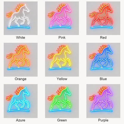 Ranch Horse Vintage LED Neon Sign Garage Neon Sign image 04