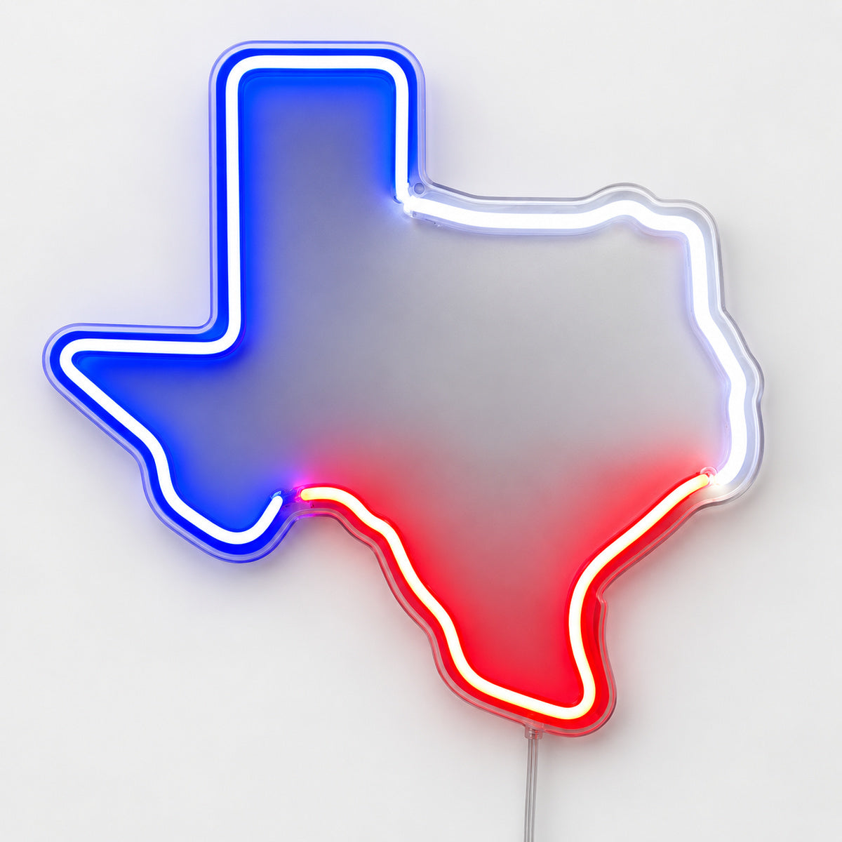 Texas Outline Flag Bands Vintage LED Neon Sign Garage Neon Sign image 06
