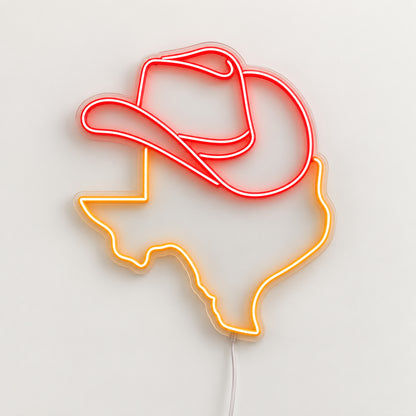 Texas Word Vintage LED Neon Sign Garage Neon Sign image 06