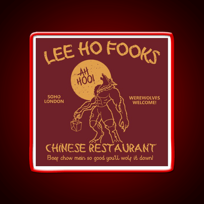 Lee Ho Fooks Asian Cultural Led Neon Sign Rgb Color - Shineneon
