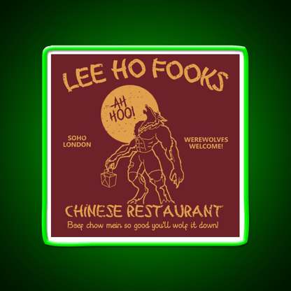 Lee Ho Fooks Asian Cultural Led Neon Sign Rgb Color - Shineneon