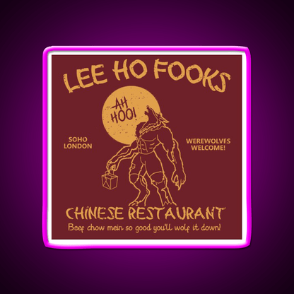 Lee Ho Fooks Asian Cultural Led Neon Sign Rgb Color - Shineneon