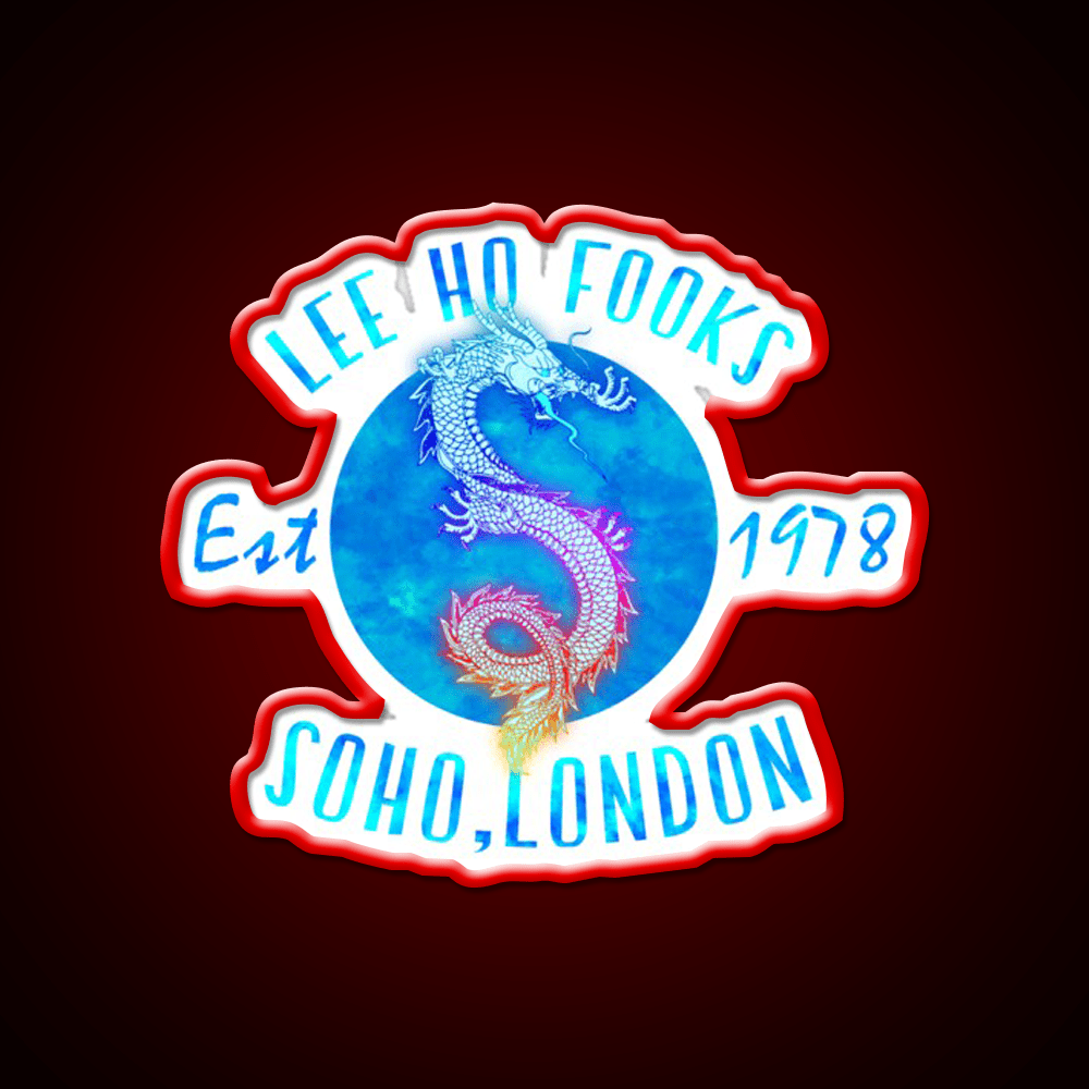 Lee Ho Fooks Dragon London Asian Cultural Led Neon Sign Rgb Color - Shineneon