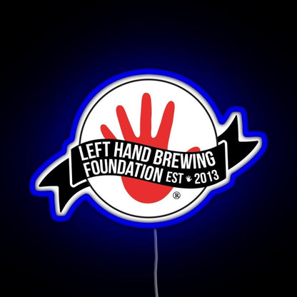 Left Hand Brewing Rgb Led Neon Sign Pop Wall Art - Shineneon