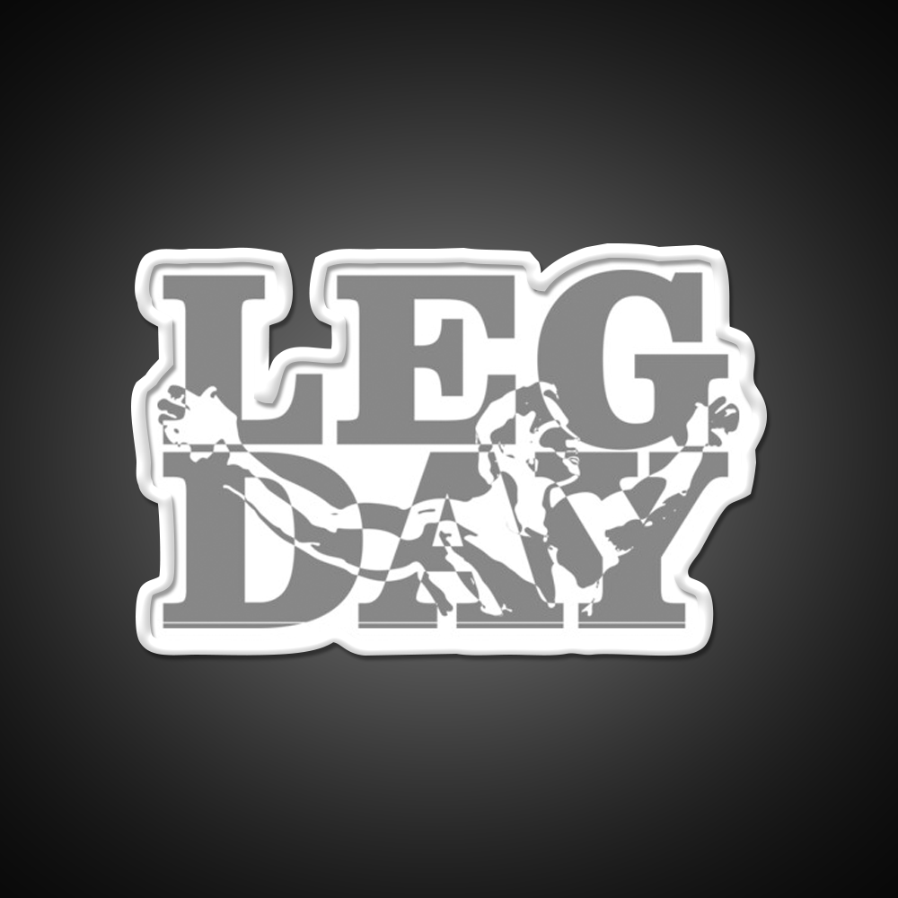 Leg Day Gym Fitness Led Neon Sign Rgb Color