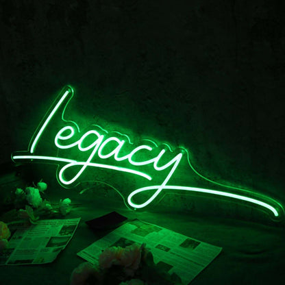 Legacy Green Led Neon Sign - Shineneon