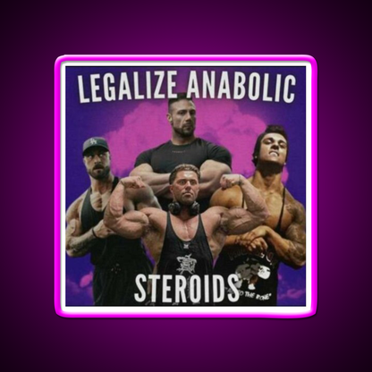 Legalize Anabolic Steroids Gym Fitness Led Neon Sign Rgb Color