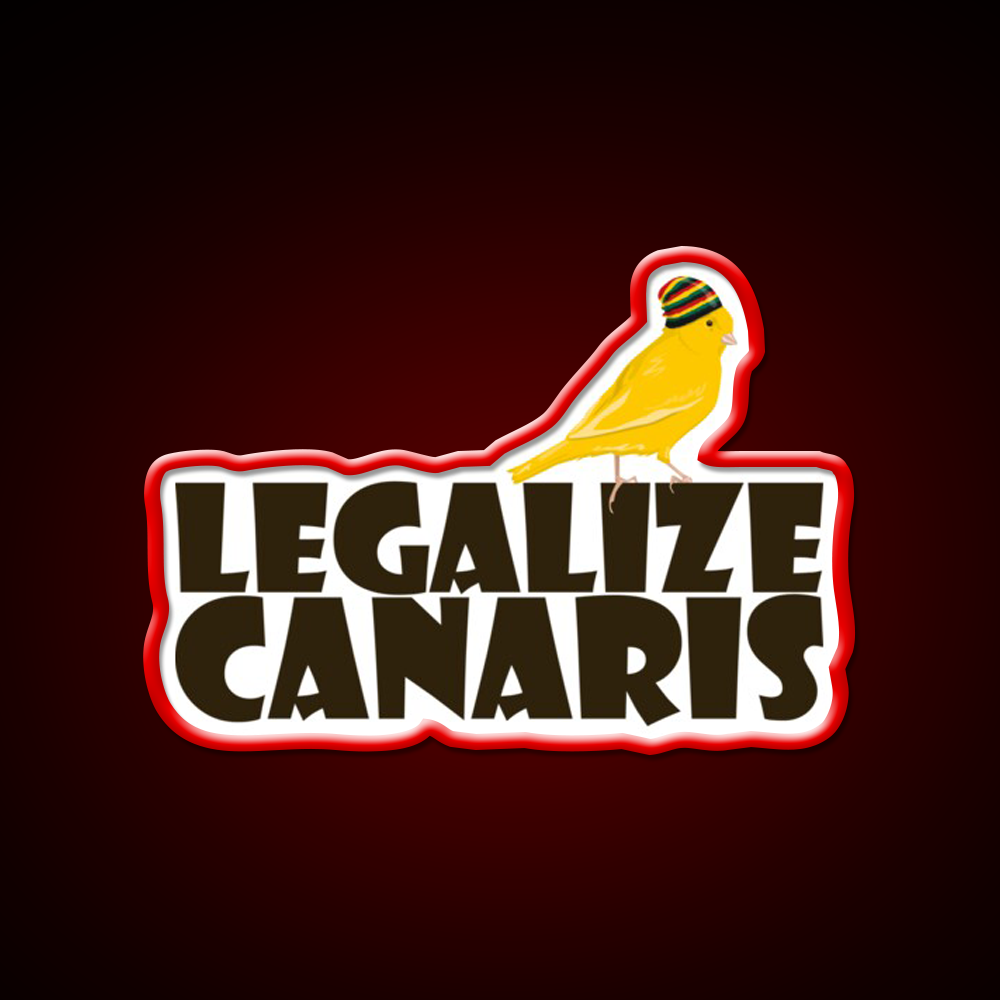 Legalize Canaris Hemp Inspired Green Leaf Led Neon Sign Rgb Color - LED neon sign view 10