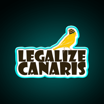 Legalize Canaris Hemp Inspired Green Leaf Led Neon Sign Rgb Color - Shineneon