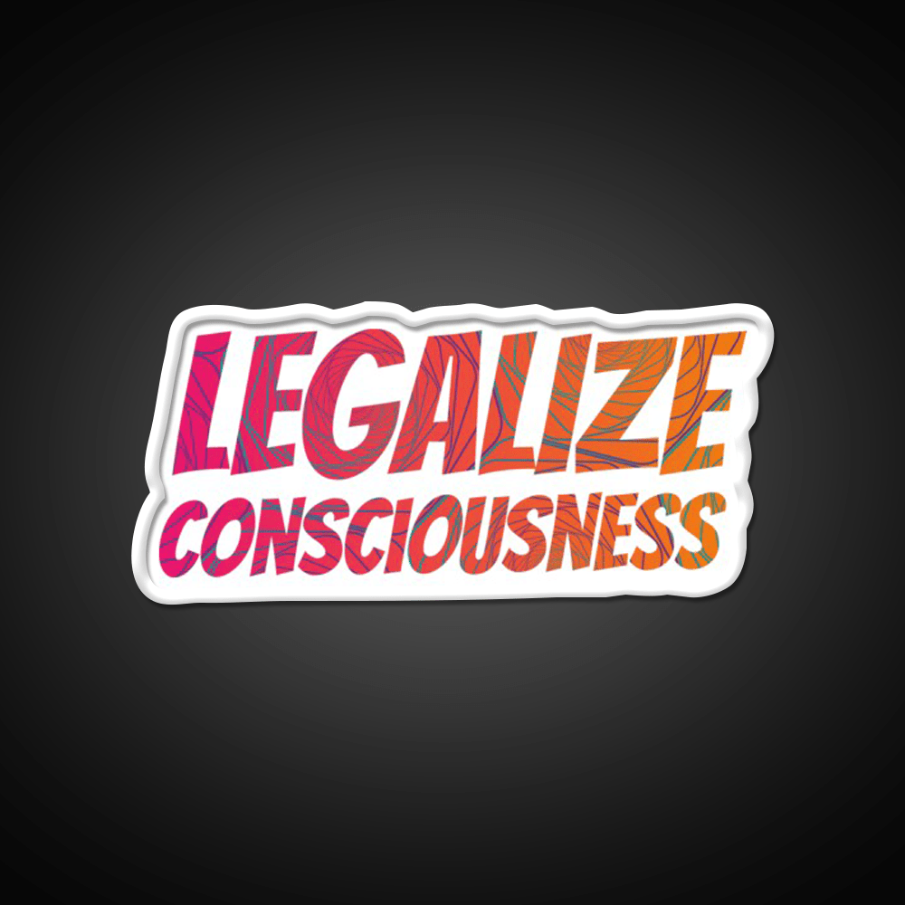 Legalize Consciousness Hemp Inspired Green Leaf Led Neon Sign Rgb Color - Shineneon