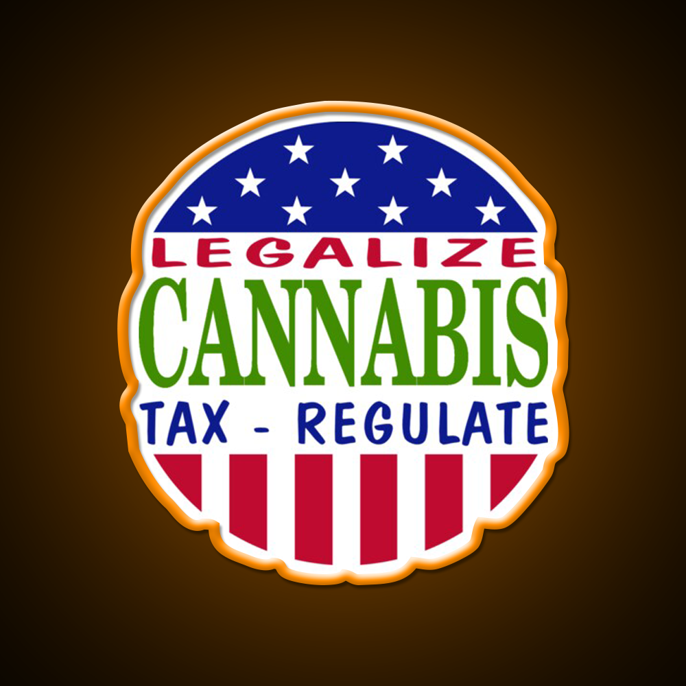 Legalize Hemp Inspired Green Leaf Led Neon Sign Rgb Color - LED neon sign view 6