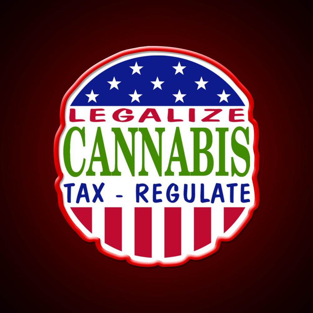 Legalize Hemp Inspired Green Leaf Led Neon Sign Rgb Color - LED neon sign view 10