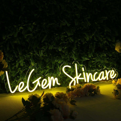 Legem Skincare Yellow Led Neon Sign - Shineneon