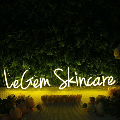 Legem Skincare Yellow Led Neon Sign - Shineneon