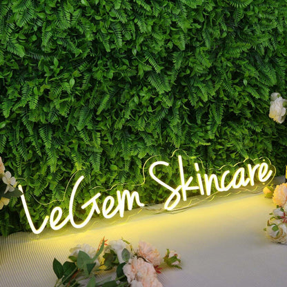 Legem Skincare Yellow Led Neon Sign - Shineneon